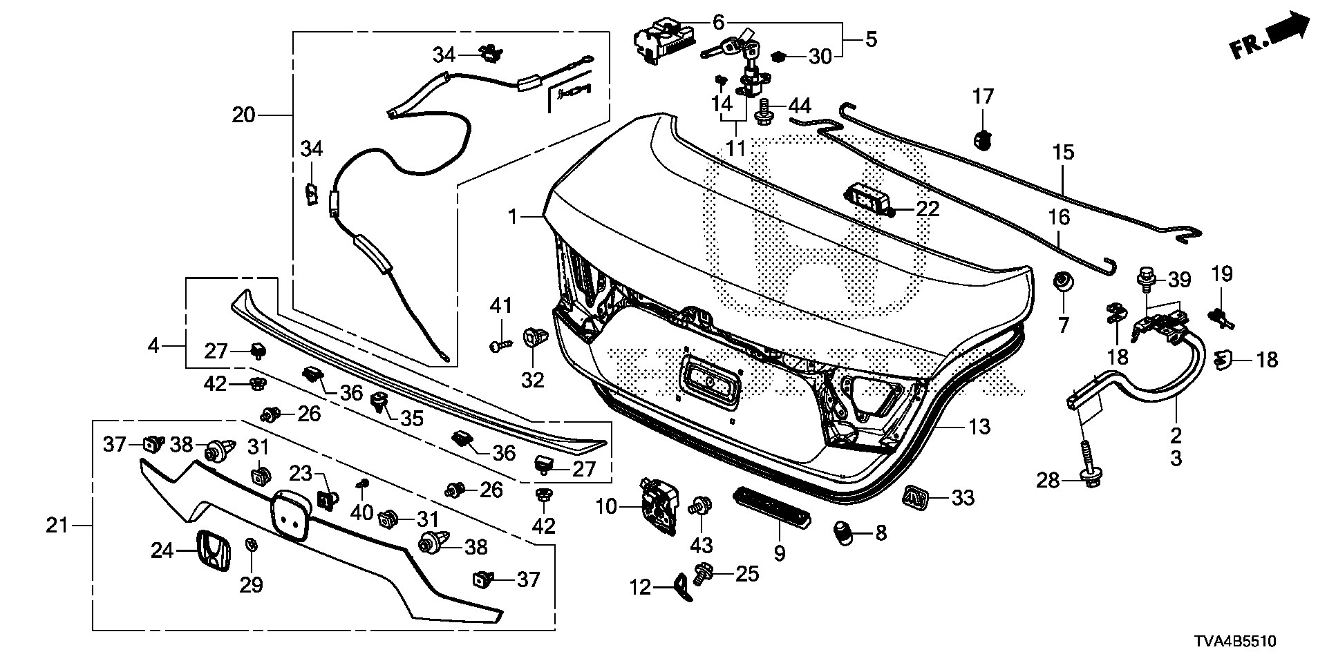 honda-accord-cable-trunk-open-emergency-lid-body-74880-tva-a11