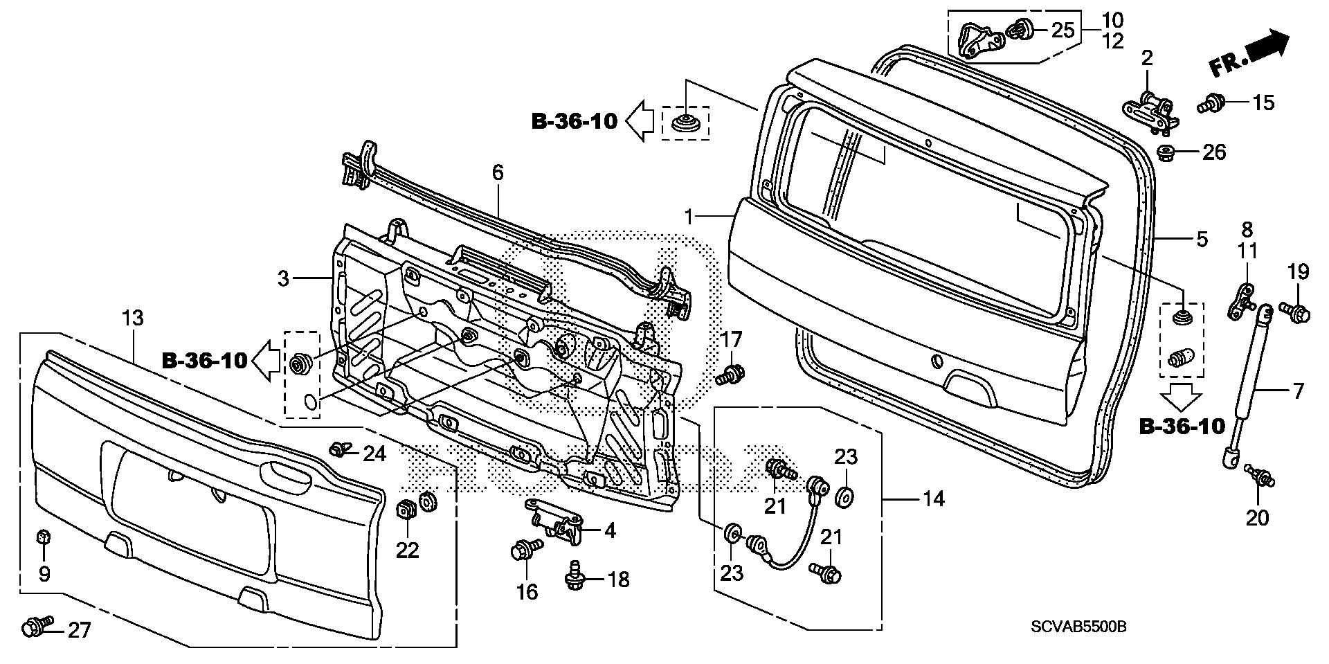 Honda Element Body Parts